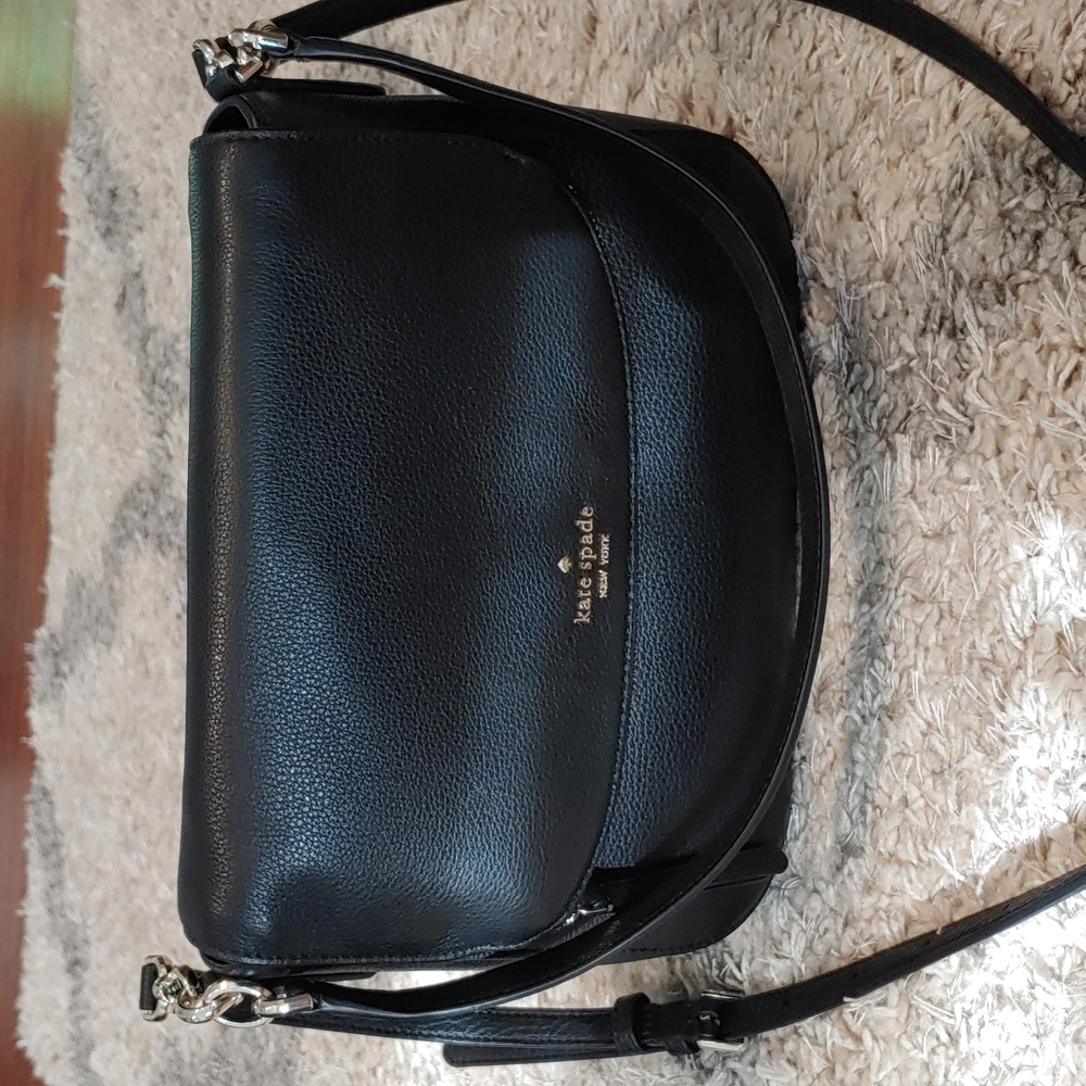 Kate Spade Jackson Medium Flap Shoulder Bag - Black